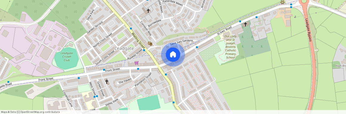 St Ive's Road, Leadgate, DH8