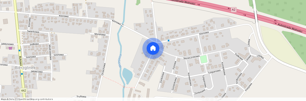 ul. Lipowa, Bierzglinek, Września, wrzesiński, wielkopolskie