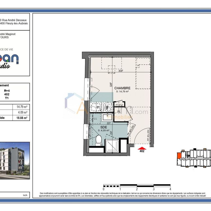 F 1 NEUF DE 18.88 m² - Photo 2