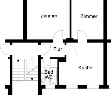 Mehr als gewohnt - Schöne 2-Zimmerwohnung in Wuppertal-Barmen - Photo 3