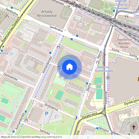 ul. Skwerowa, Huby, Krzyki, Wrocław, dolnośląskie