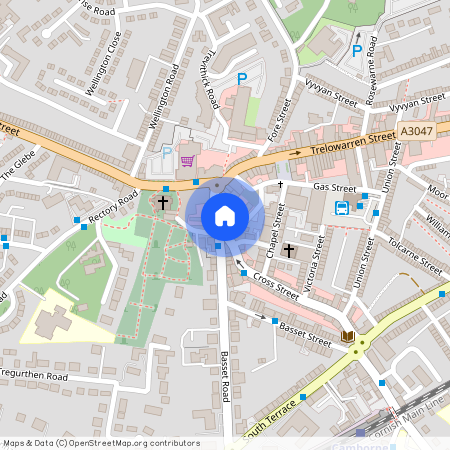 Commercial Square, Camborne, Cornwall, TR14