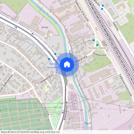 ul. Słowiańska, Będzin, będziński, śląskie