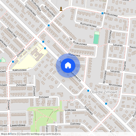 ul. Ignacego Łukasiewicza, Zalesie, Rzeszów, podkarpackie