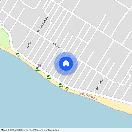 Ν. Καβάλας, Ορφανό, Παραλία Οφρυνίου