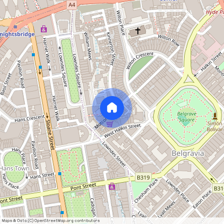 Motcomb Street, London, SW1X