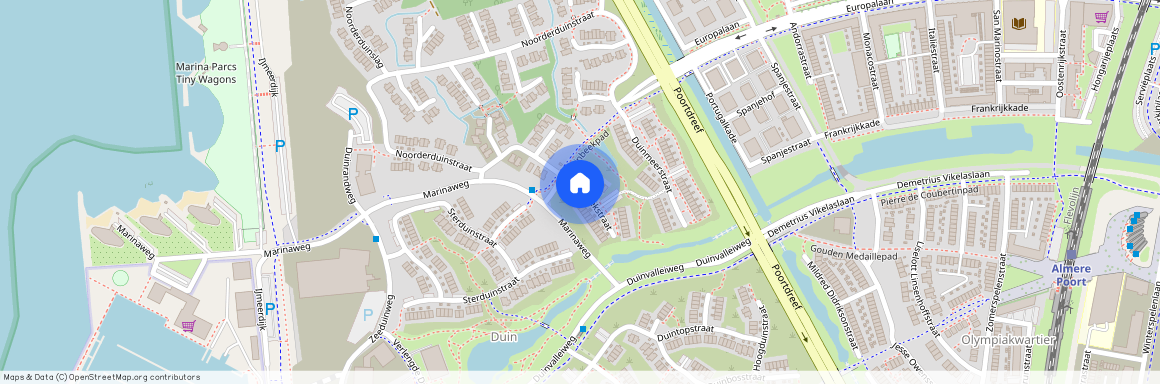 Duin Noord, 1361 BN, Duinbeekstraat, Almere