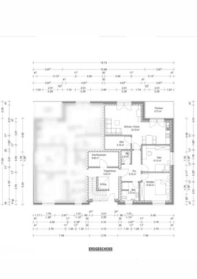 Ebenerdig wohnen auf 87,5 m² in Augustfehn | Neubau | KfW-40 | Einbauküche | Gartenanteil - Photo 1