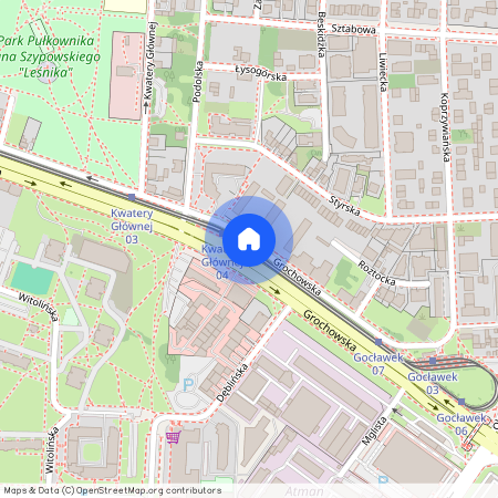 ul. Grochowska, Gocławek, Praga-Południe, Warszawa, mazowieckie