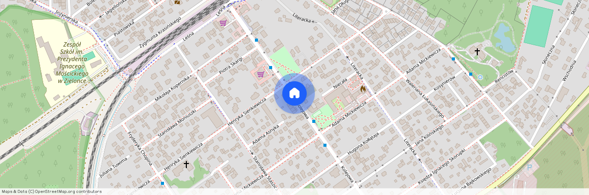 ul. Kolejowa, Zielonka, wołomiński, mazowieckie