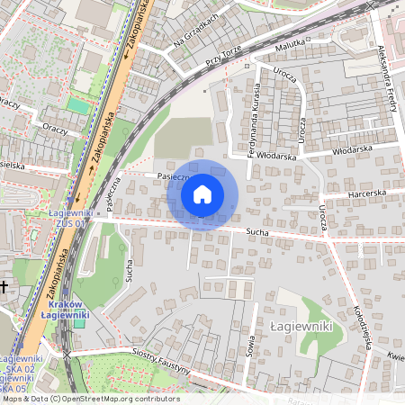 Lechicka, Kraków M., Kraków, Łagiewniki-Borek Fałęcki, Łagiewniki