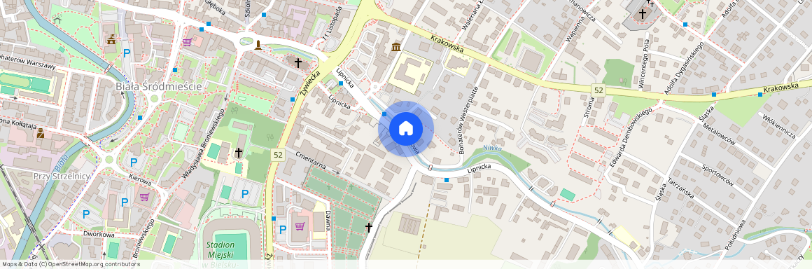 ul. Ogrodowa, Biała Krakowska, Bielsko-Biała, śląskie