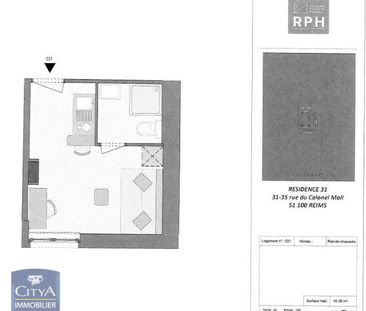 Location Appartement 1 pièce 16m² REIMS 51100 - Photo 5