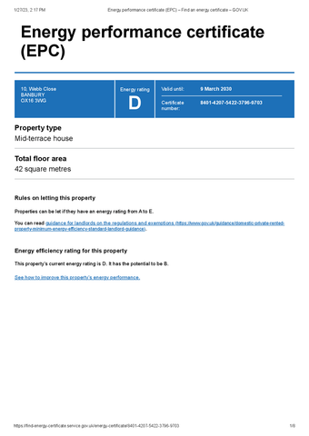 1 bedroom terraced house to rent - Photo 3