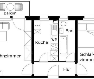 Renovierte 2-Raum-Wohnung in Reusa-Suttenwiese - Photo 1
