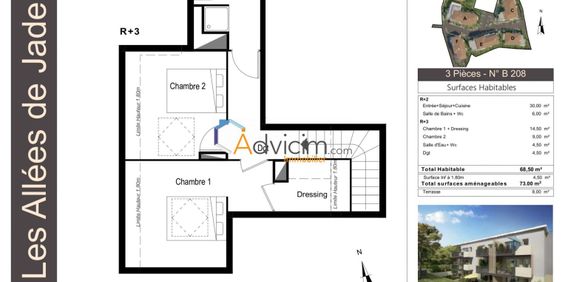 F3 neuf en duplex avec 2 parking - Photo 3