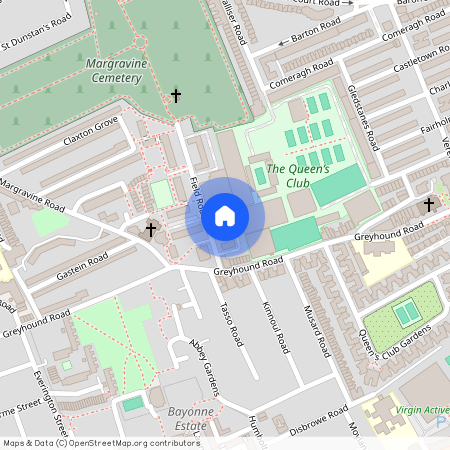 Field Road, Barons Court