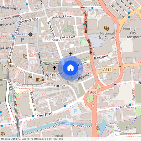 Lace Market Quarter, Nottingham, NG1