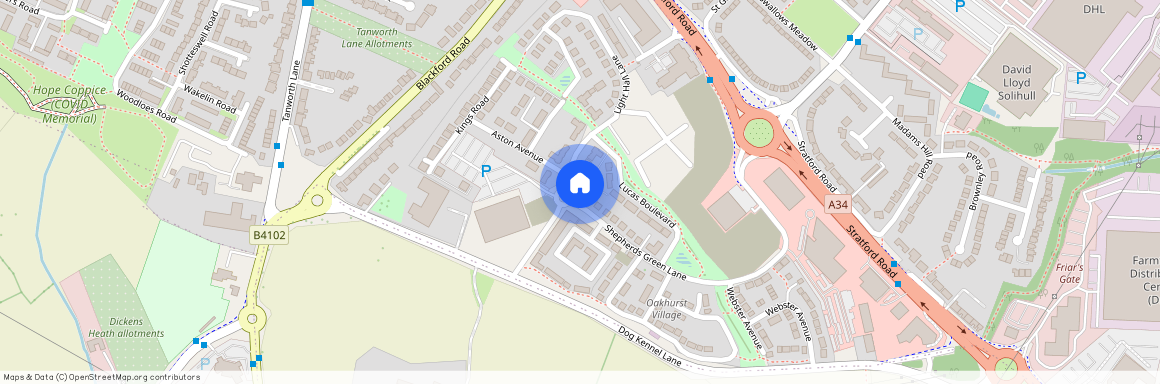 Shepherds Green Road, Solihull B90