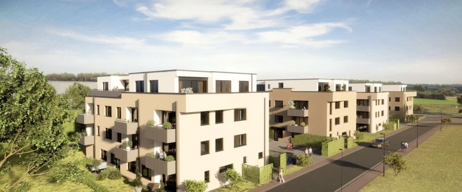 Attraktive Neubauwohnung: 3 Zimmer, Balkon & Top-Lage in Annerod! - Photo 1