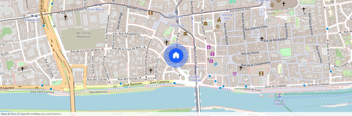 1 Rue du Cheval Rouge <br>1er étage GAUCHE, Orléans France