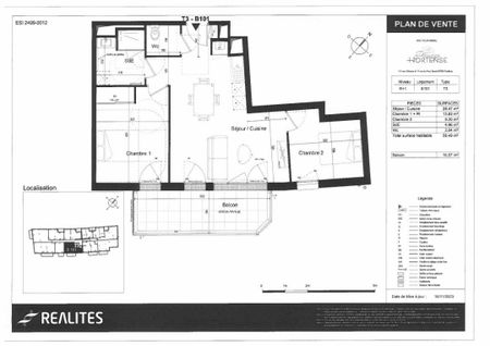 Location appartement 3 pièces, 58.49m², Challans - Photo 5