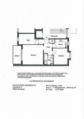 Ruhige und schöne 3 - Zim. Whg. mit großem Balkon, Keller, TG, barrierefrei, ab ... - Photo 1