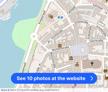 Alles inklusive – Möblierte Wohnung im Stadtzentrum mit Parkplatz m... - Photo 1