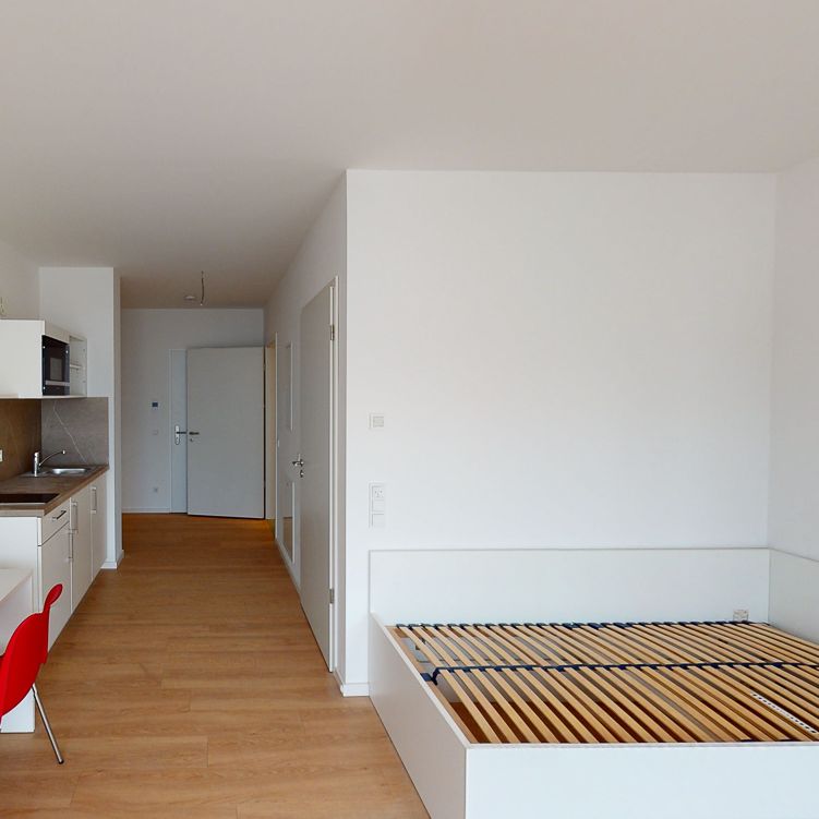 Teilmöbliertes 1-Zimmer-Apartment mit Einbauküche und Balkon - Photo 1