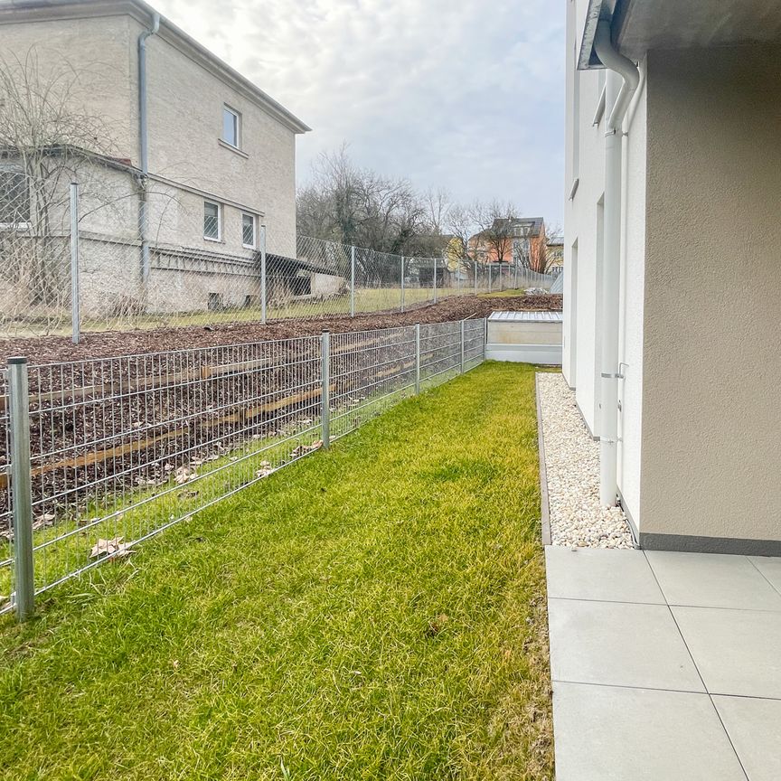 Geförderte 3-Zimmer-Wohnung mit Tiefgaragenparkplatz , Terrasse & Garten in Gallspach. Erstbezug! - Foto 1