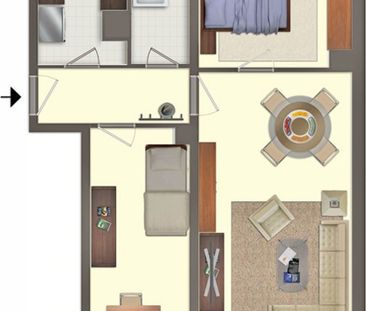 Schöne 3-Raumwohnung in ruhiger Lage - Photo 3