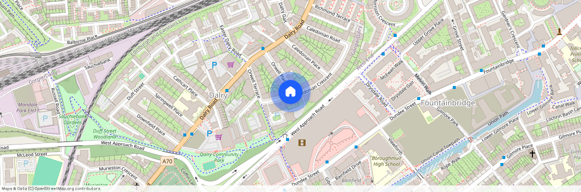 Caledonian Crescent, Edinburgh, Midlothian, EH11