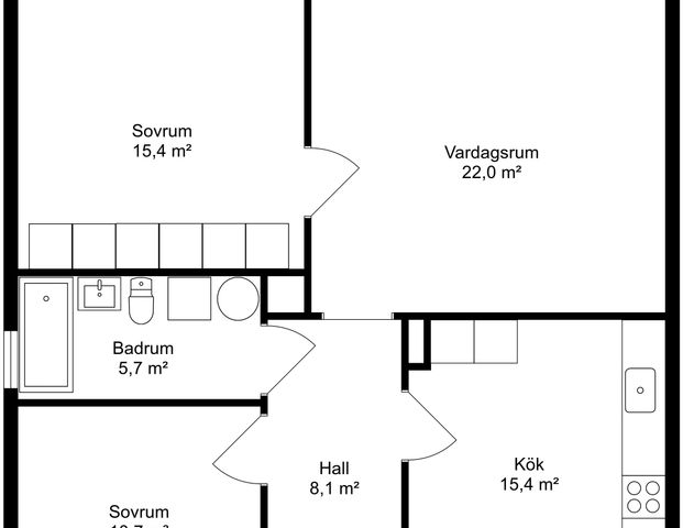 Bostad - 270-B1-U2-270-002 - Foto 1