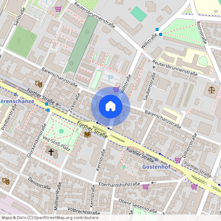 Willstraße 5, 90429 Nürnberg (Mittelfr) - Mitte