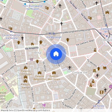 Via Borromei, 9, Milano, Lombardy 20123