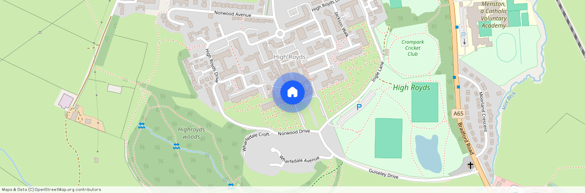 Clock Tower, Norwood Drive, Ilkley, Yorkshire, LS29 6GU, Menston