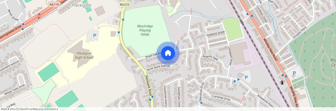 Royal Oak Avenue, Blackburn. Lancs. BB1 8QD