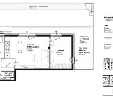 Neuwertige 2-Zimmer-Wohnung mit Garten beim FAC-Platz – Nur 3 Minut... - Photo 3