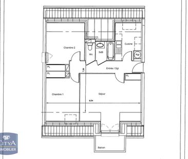 Location Appartement 3 pièces 60m² OIGNIES 62590 - Photo 2