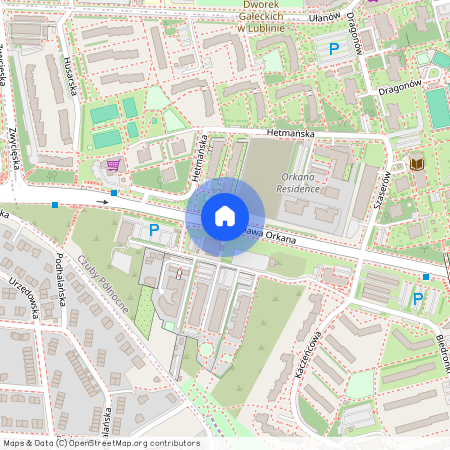 Czuby, ul. Władysława Orkana, Lublin