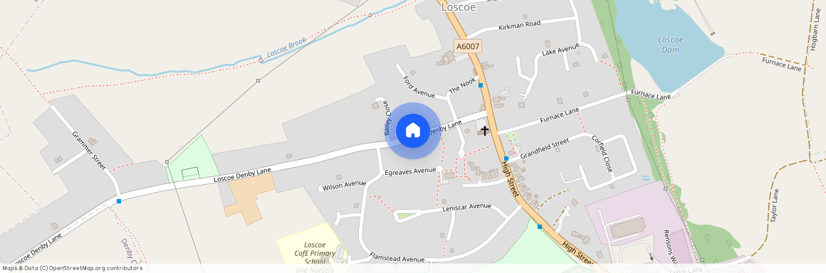 Loscoe-Denby Lane, Loscoe, Heanor, Derbyshire, DE75