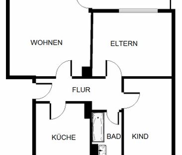 3-Zimmer-Wohnung in Gelsenkirchen Hassel - Photo 1