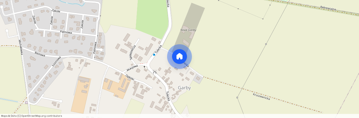 ul. Kruszewnicka, Garby, Swarzędz, poznański, wielkopolskie