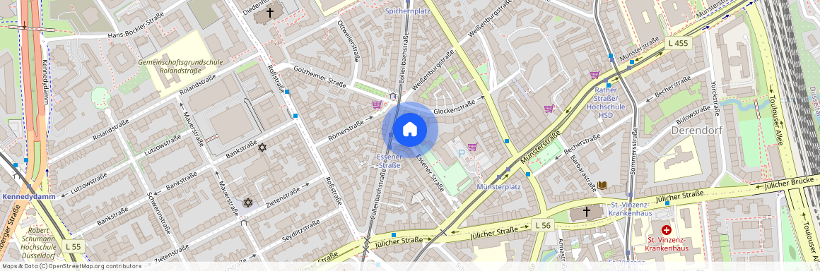 Essener Str. 29, 40476 Düsseldorf OT Derendorf