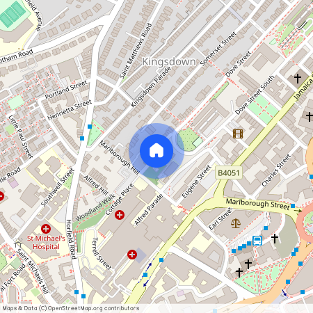 Marlborough Hill Place Kingsdown, BS2 8HA, Bristol, City Of Bristol