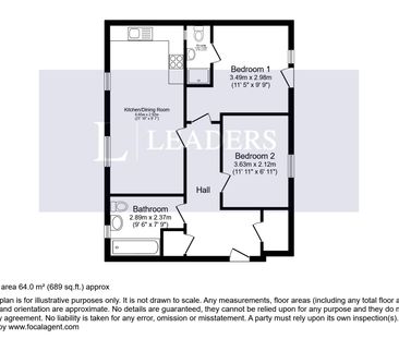 2 bedroom apartment to rent Arclight Way, Colchester, Essex, CO1 - Photo 3