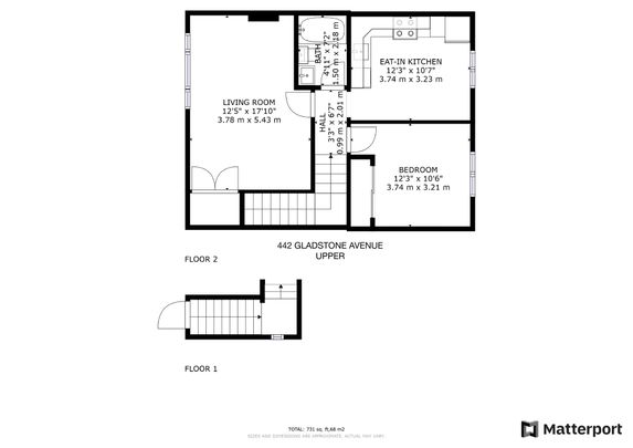 For Lease - 442 Gladstone Avenue Unit# 2nd Fl, Toronto, Ontario - Photo 1