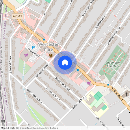 Central Road, Worcester Park, Surrey, KT4