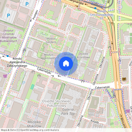 ul. Cybernetyki, Służewiec, Mokotów, Warszawa, mazowieckie