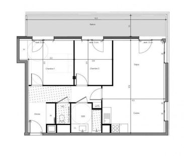 Appartement 3 pièces - - Photo 3